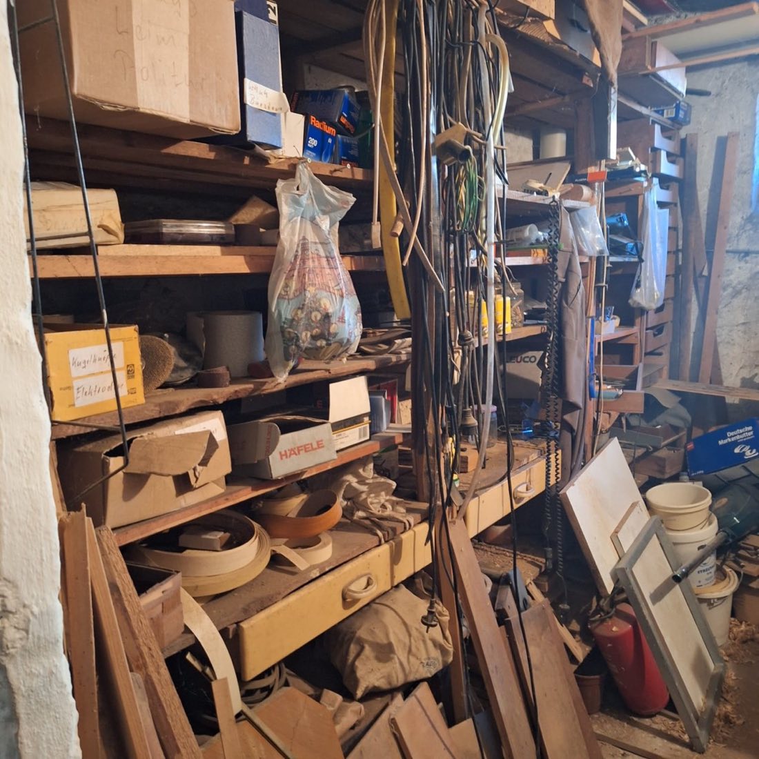 Keller vor der Wohnungsauflösung