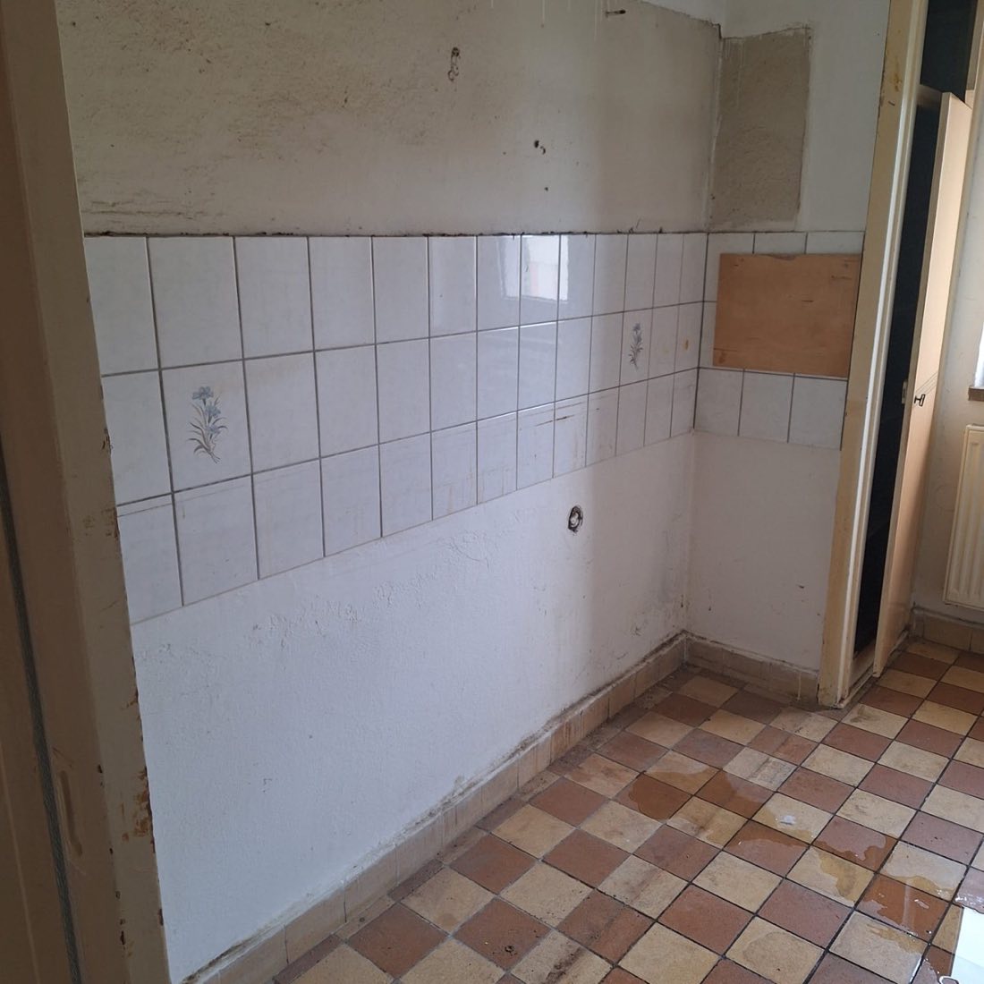 Küche nach der Wohnungsauflösung